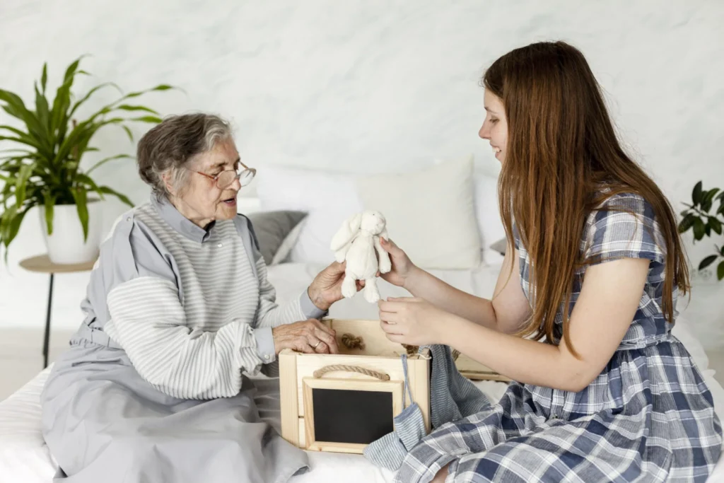 granddaughter spending time with grandmother 2048x1365 1